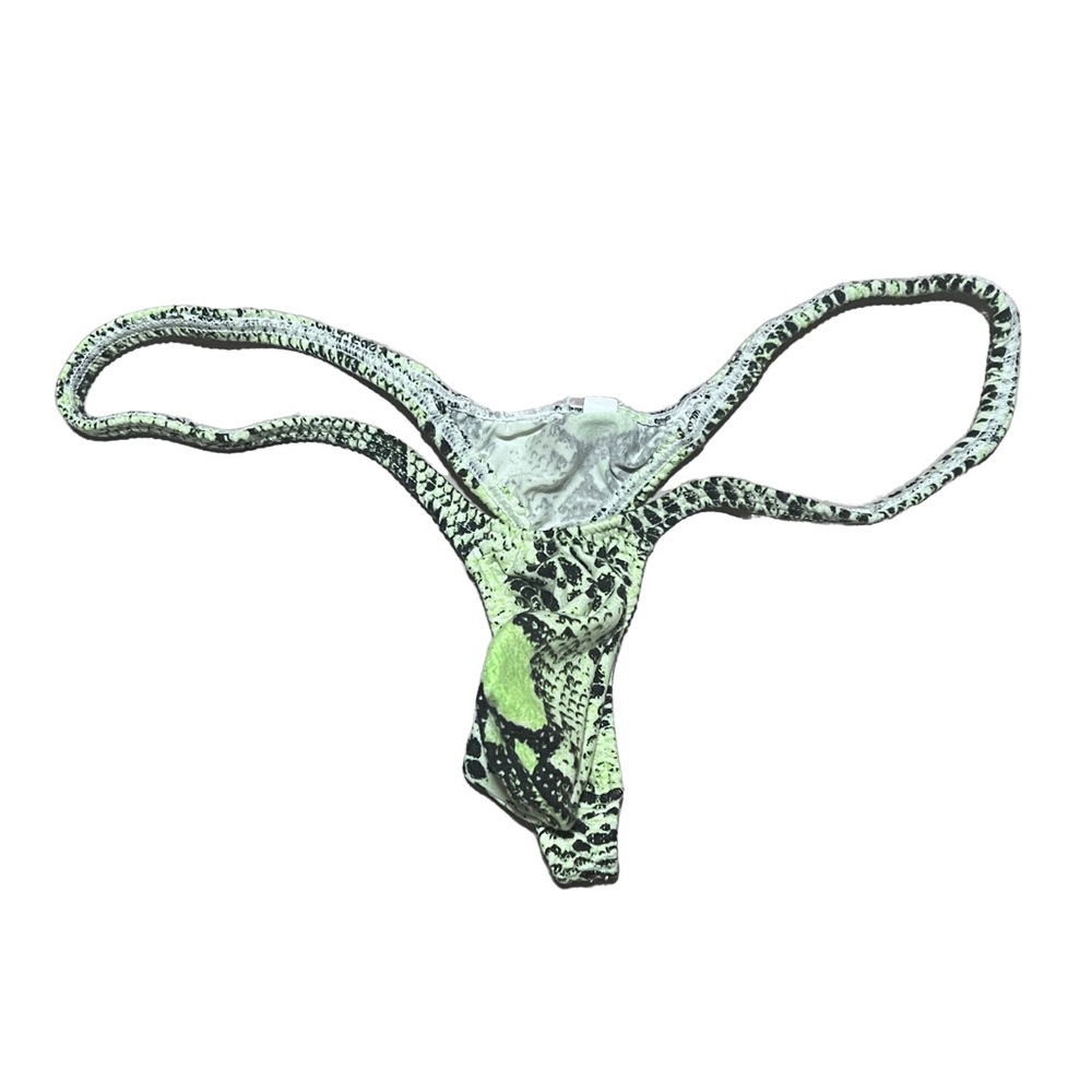 Reptile Thong in Green and Black - Picture 2 of 4
